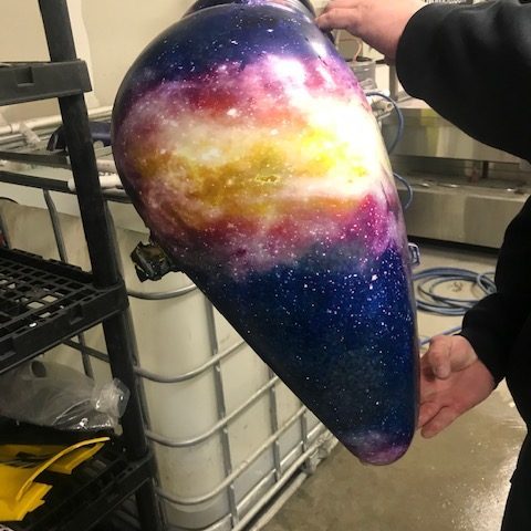 gas tank hydrodip with galaxy hydrographic films option